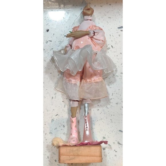 Hand Crafted Fairy Bug Lady Figure Tulle Clay Head Mismatched Frankensteined Art - Picture 2 of 15